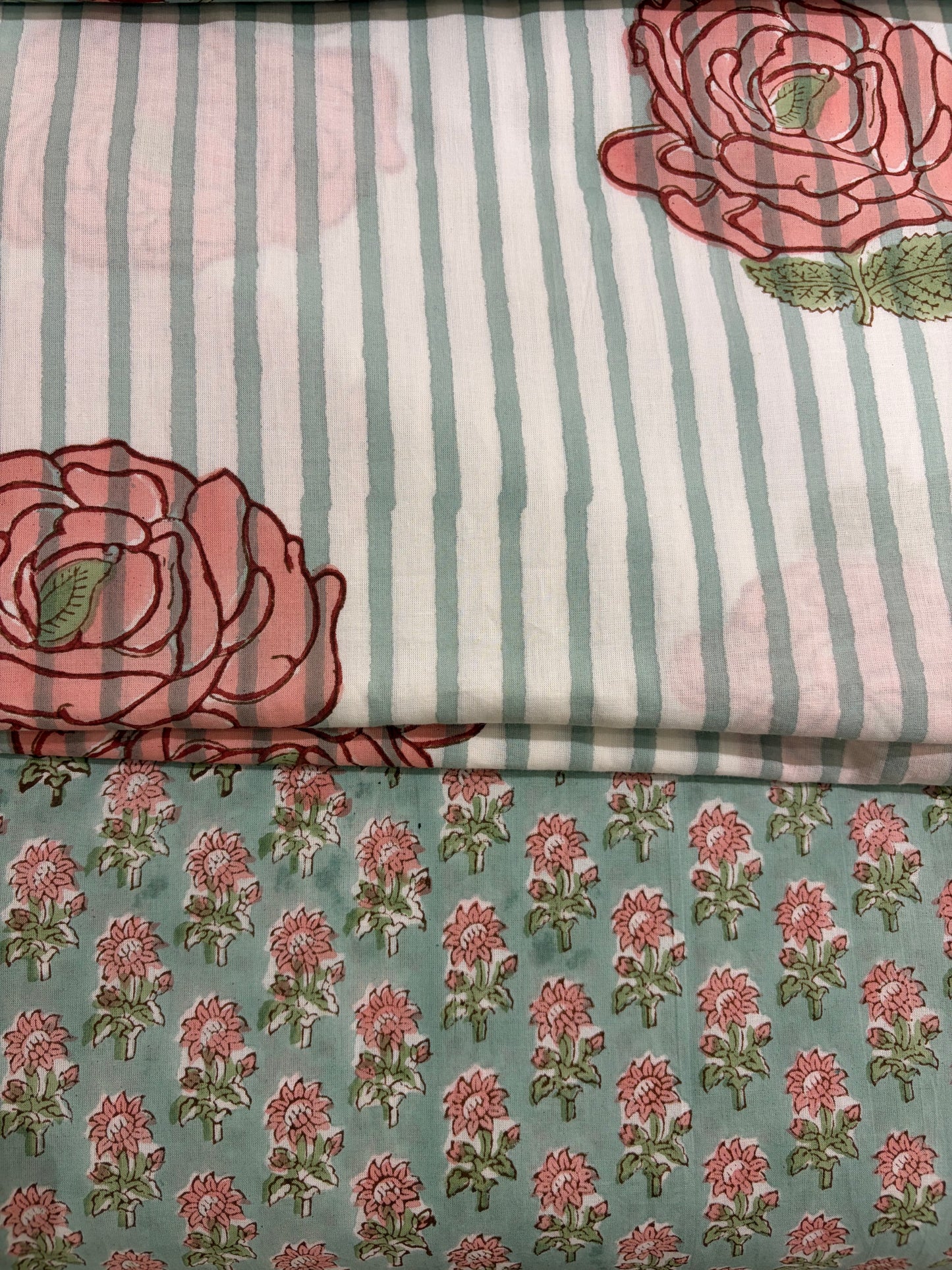 100% Cotton Hand Block Printed Fabric | Tropical Floral & Leaf Print Cotton Fabric | Jaipur Block Print Textile | Wholesale Fabric Manufacturer (Copy)