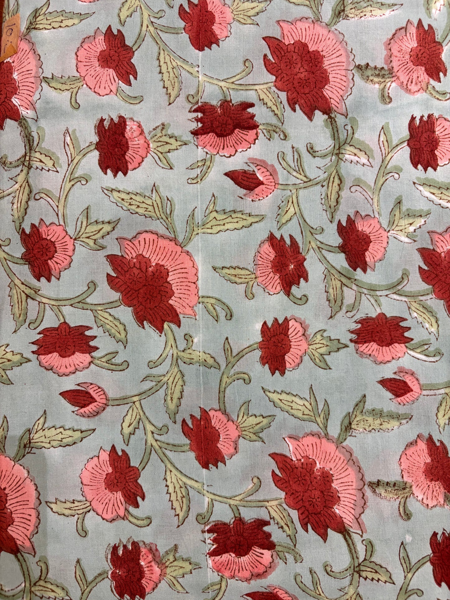 100% Cotton Hand Block Printed Fabric | Tropical Floral & Leaf Print Cotton Fabric | Jaipur Block Print Textile | Wholesale Fabric Manufacturer (Copy)