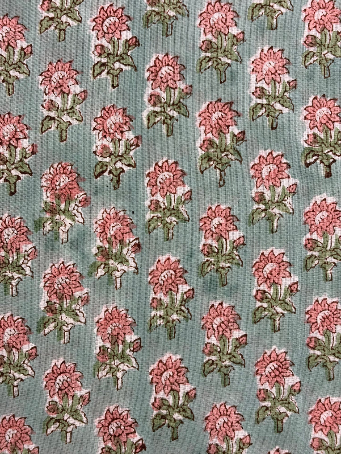 100% Cotton Hand Block Printed Fabric | Tropical Floral & Leaf Print Cotton Fabric | Jaipur Block Print Textile | Wholesale Fabric Manufacturer (Copy)