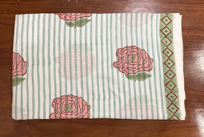 100% Cotton Hand Block Printed Fabric | Tropical Floral & Leaf Print Cotton Fabric | Jaipur Block Print Textile | Wholesale Fabric Manufacturer (Copy)