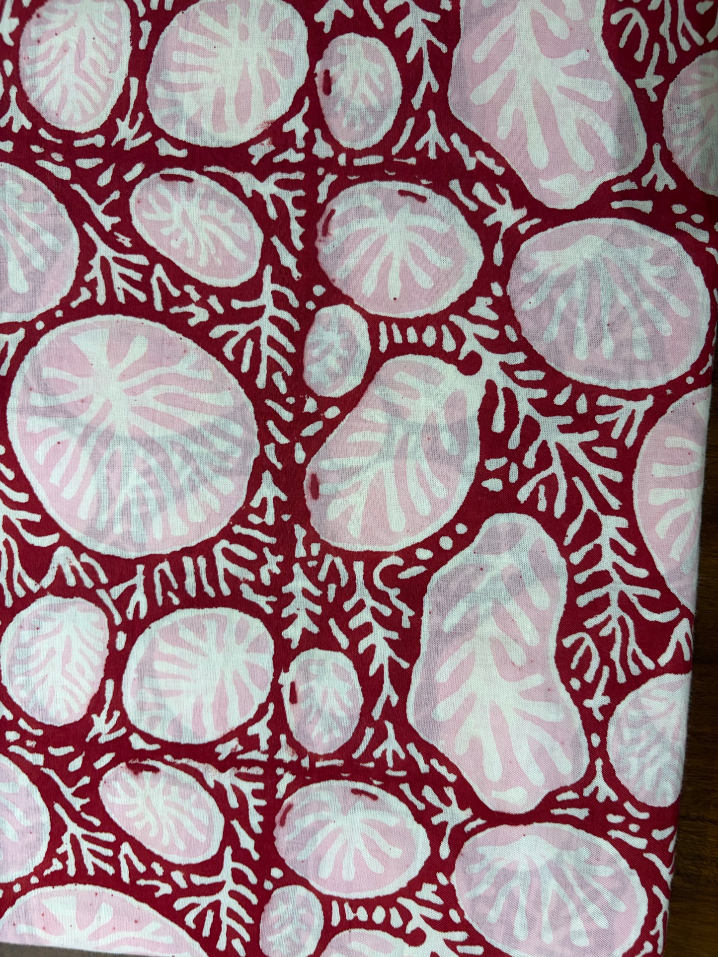 100% Cotton Hand Block Printed Fabric | Tropical Floral & Leaf Print Cotton Fabric | Jaipur Block Print Textile | Wholesale Fabric Manufacturer (Copy)