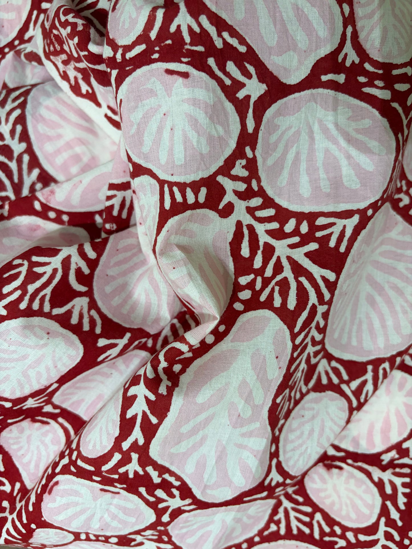 100% Cotton Hand Block Printed Fabric | Tropical Floral & Leaf Print Cotton Fabric | Jaipur Block Print Textile | Wholesale Fabric Manufacturer (Copy)