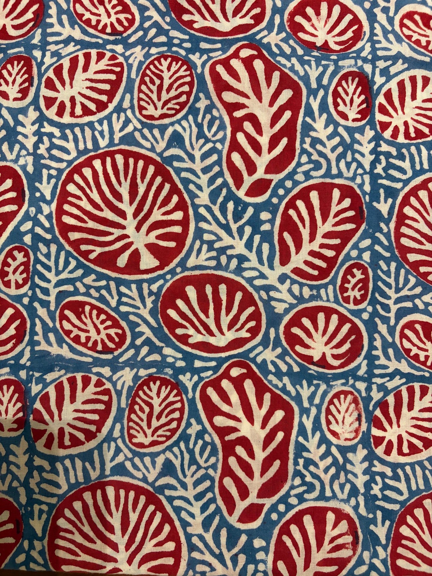 100% Cotton Hand Block Printed Fabric | Tropical Floral & Leaf Print Cotton Fabric | Jaipur Block Print Textile | Wholesale Fabric Manufacturer (Copy)