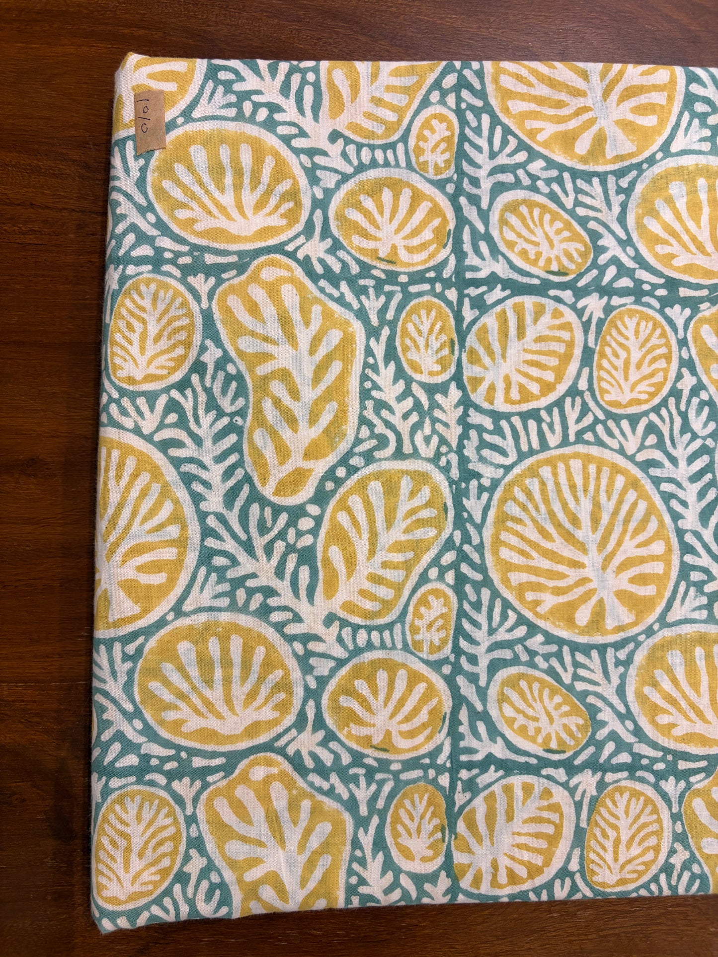 100% Cotton Hand Block Printed Fabric | Tropical Floral & Leaf Print Cotton Fabric | Jaipur Block Print Textile | Wholesale Fabric Manufacturer (Copy)
