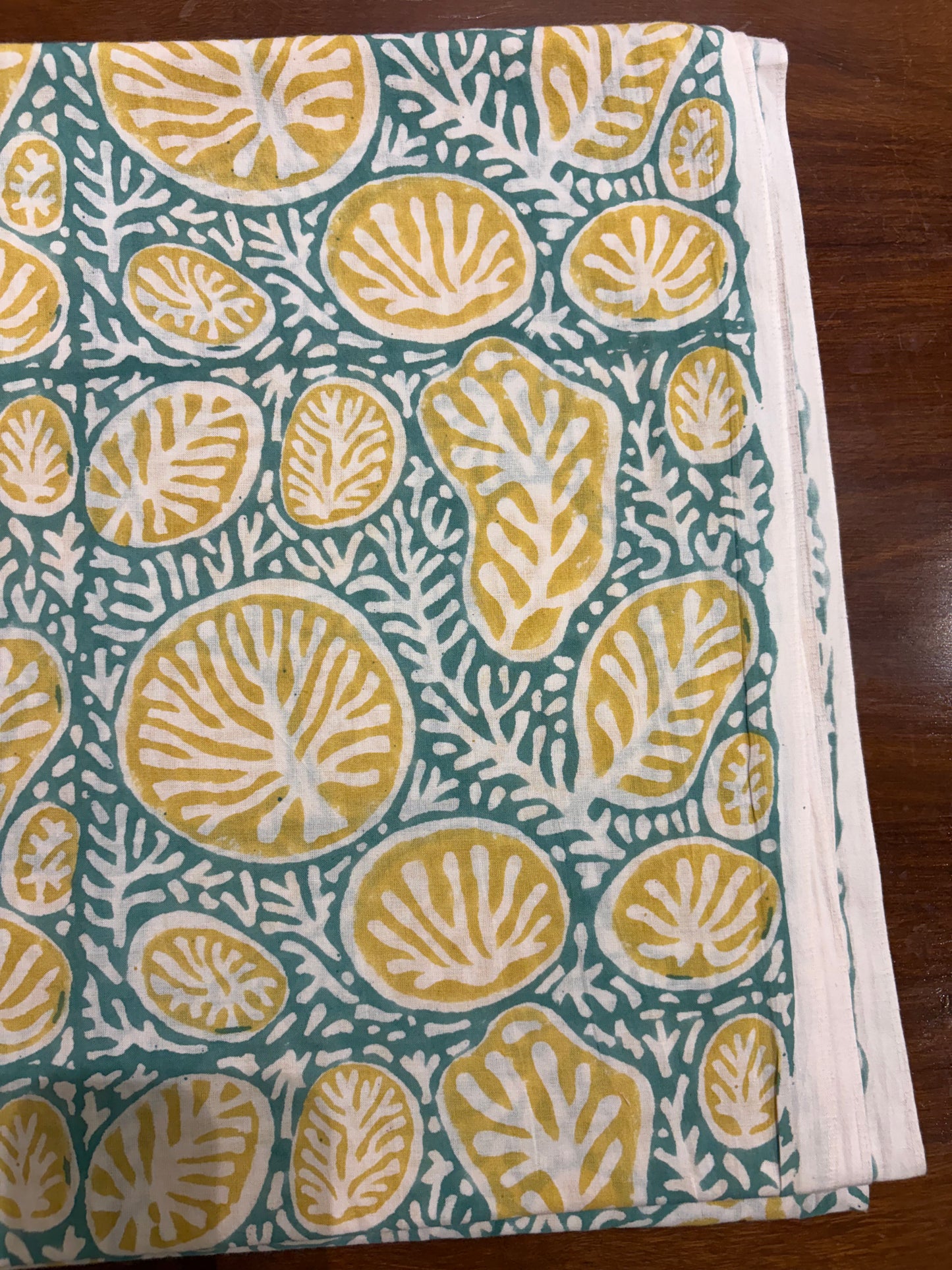 100% Cotton Hand Block Printed Fabric | Tropical Floral & Leaf Print Cotton Fabric | Jaipur Block Print Textile | Wholesale Fabric Manufacturer (Copy)