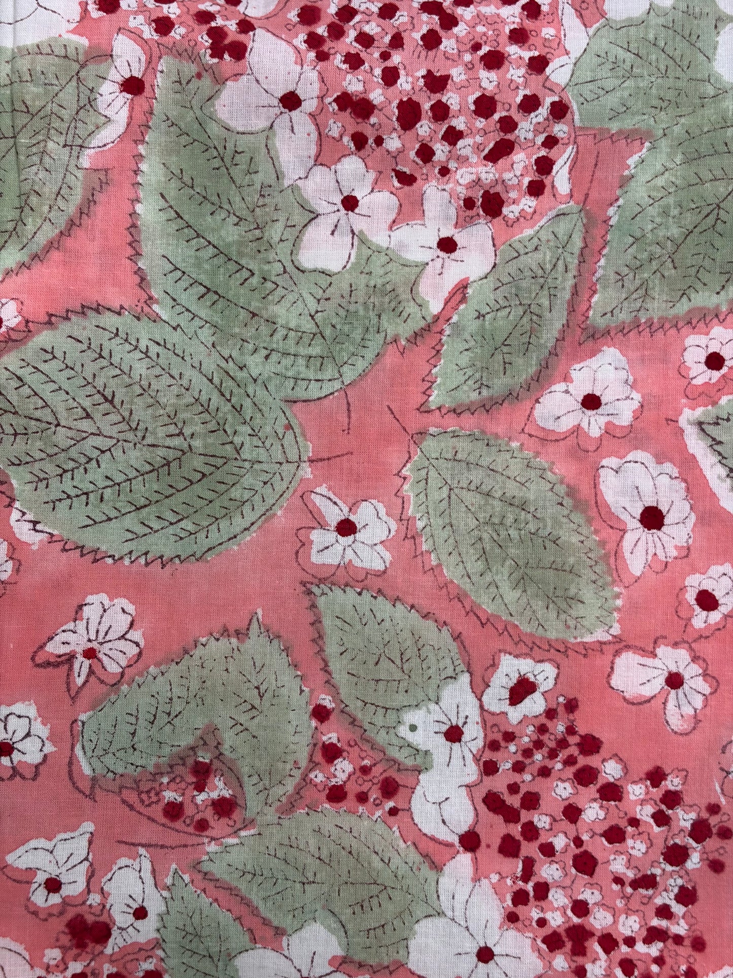 100% Cotton Hand Block Printed Fabric | Floral & Botanical Print with Coordinating Buta | Premium Jaipur Cotton Fabric | OEM & Wholesale Manufacturer Product
