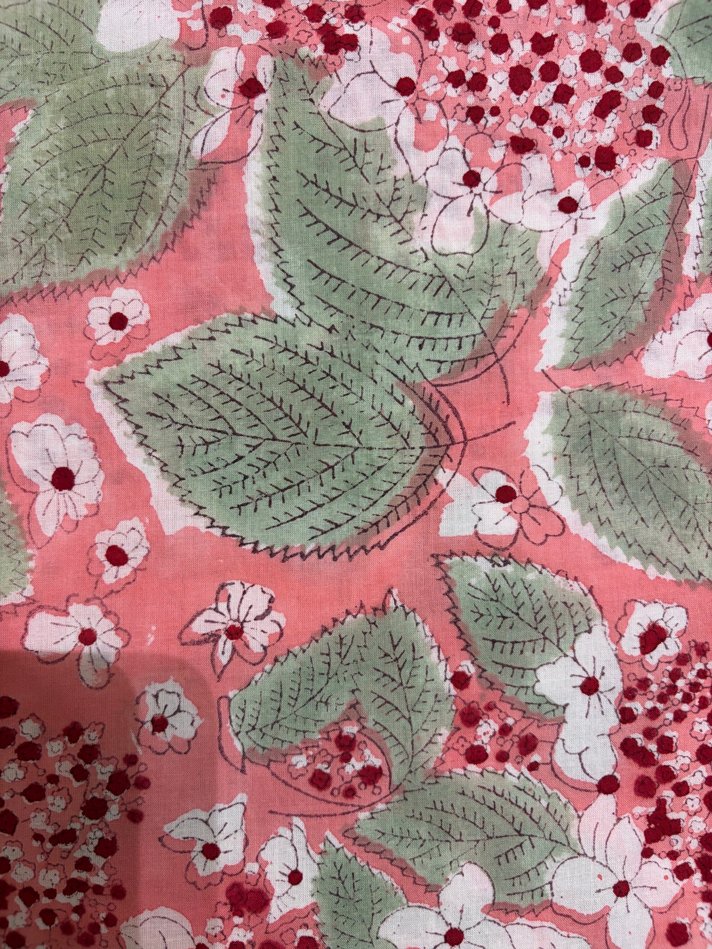 100% Cotton Hand Block Printed Fabric | Floral & Botanical Print with Coordinating Buta | Premium Jaipur Cotton Fabric | OEM & Wholesale Manufacturer Product