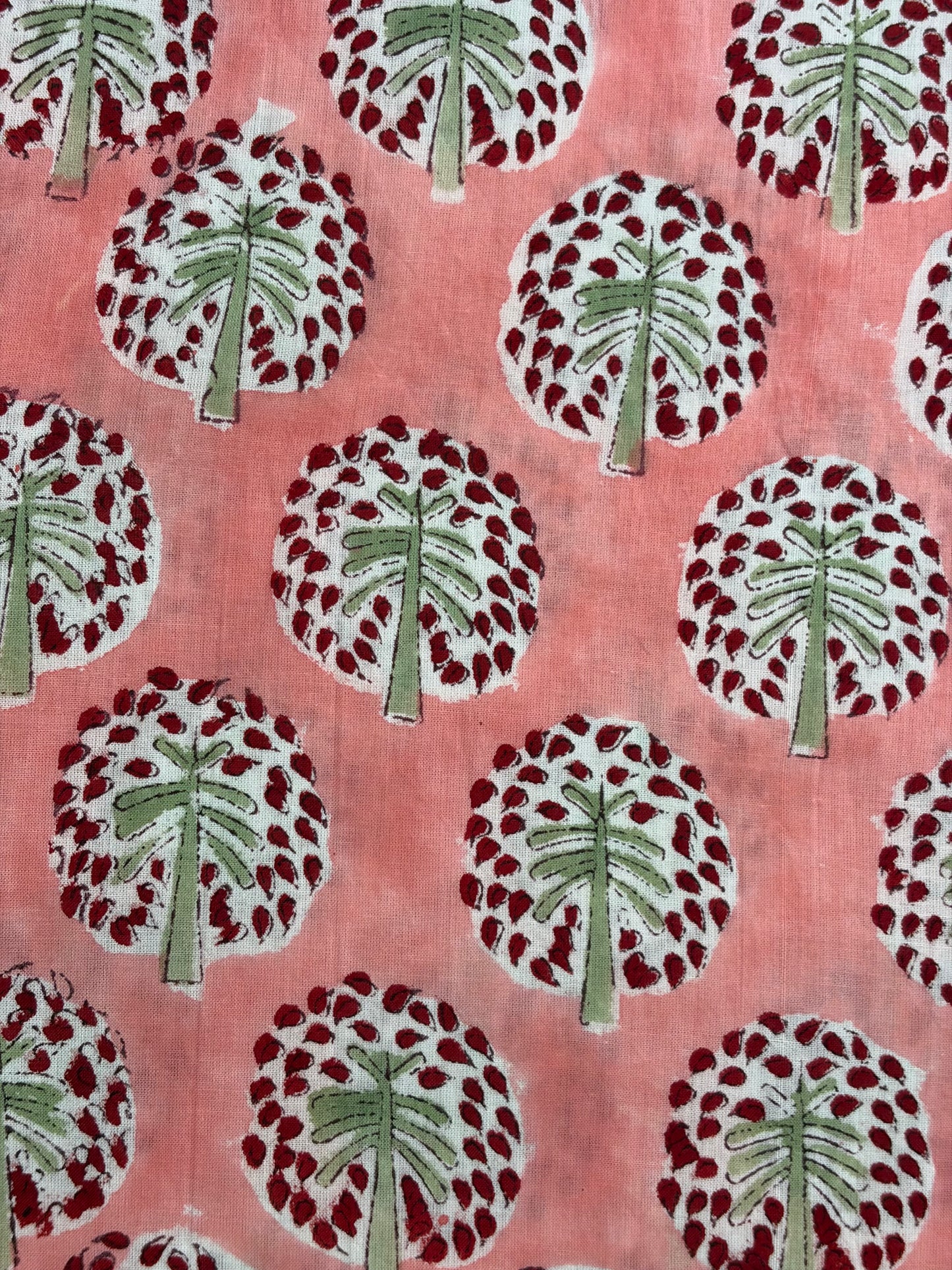 100% Cotton Hand Block Printed Fabric | Floral & Botanical Print with Coordinating Buta | Premium Jaipur Cotton Fabric | OEM & Wholesale Manufacturer Product